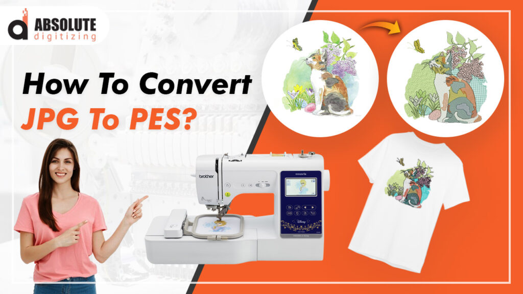 Convert JPG to PES Embroidery